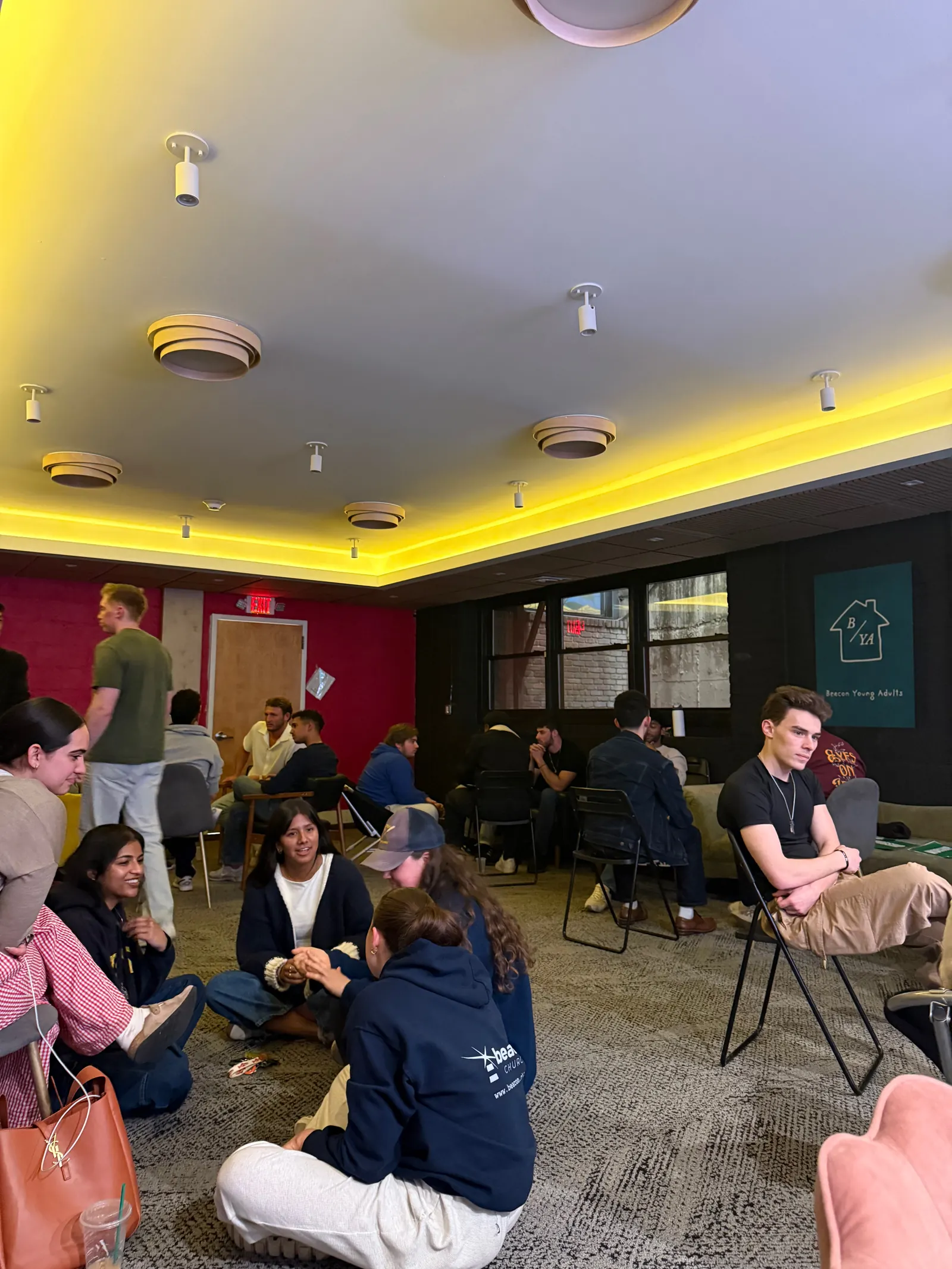 Beacon Young Adults gathering in community